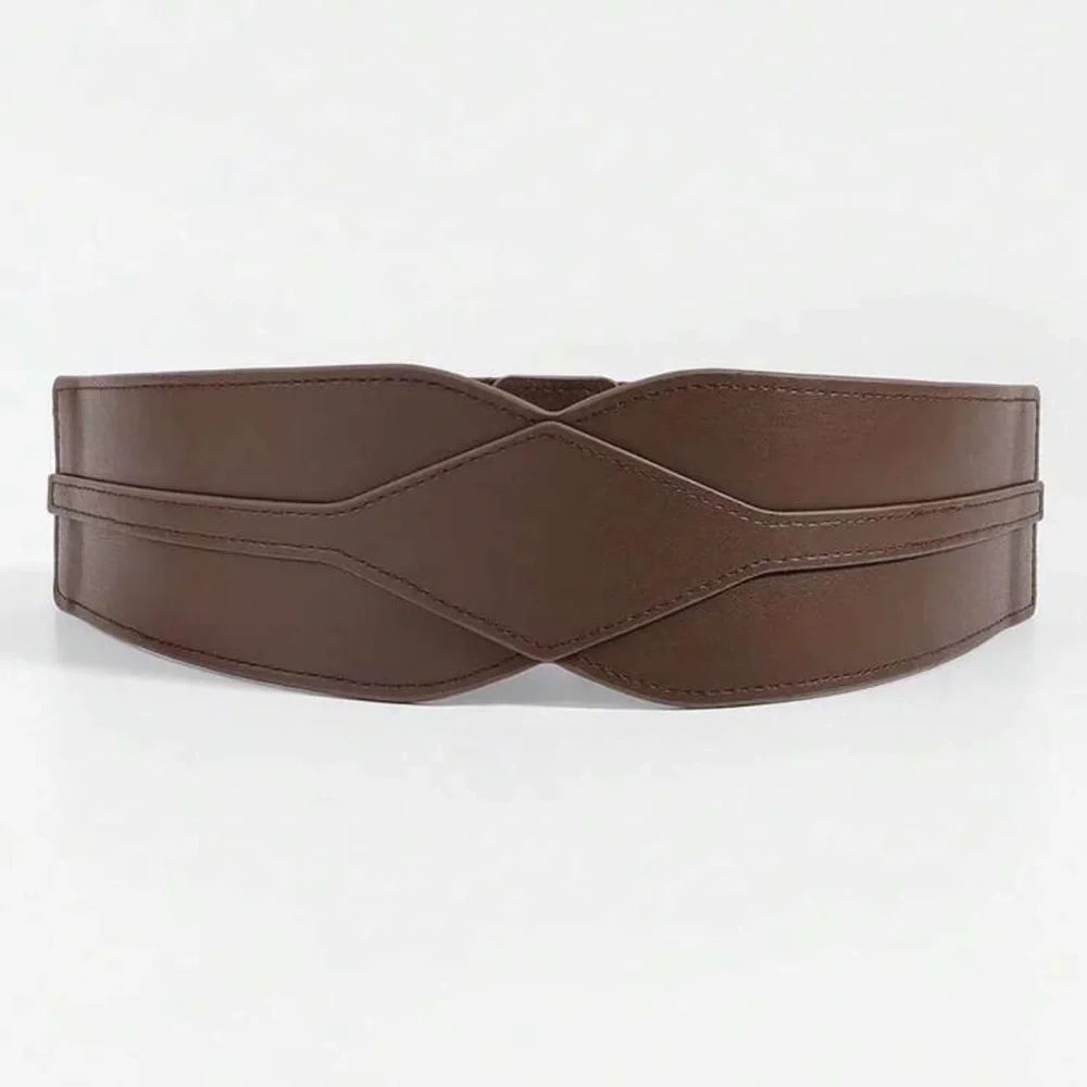 🤎 PLUS Faux Leather Stretch Belt 🤎